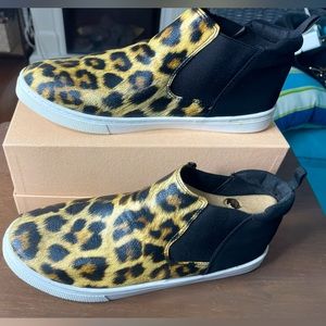 Jaguar Print Ankle Sneaker